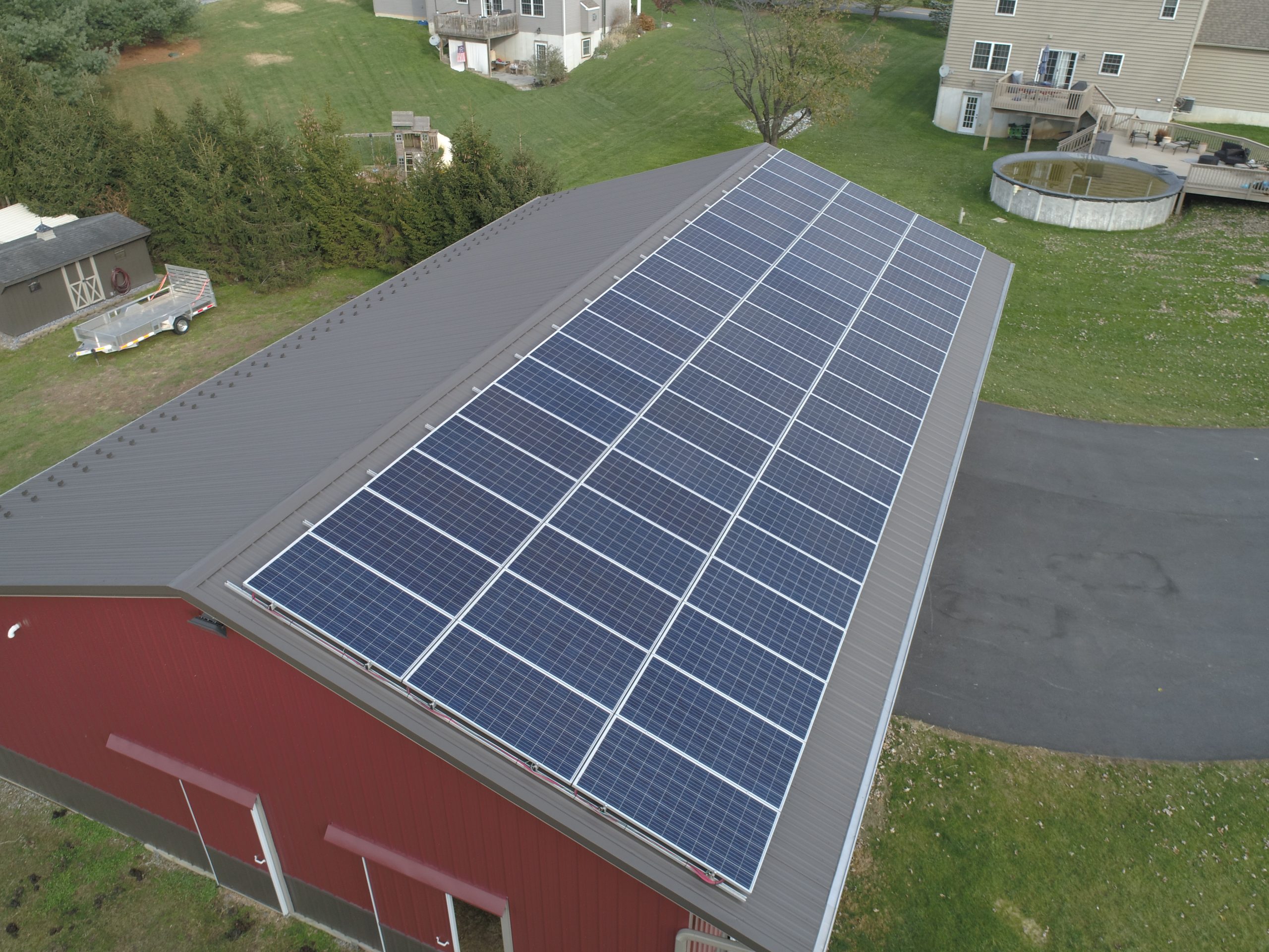 farm solar panel